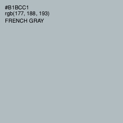 #B1BCC1 - French Gray Color Image